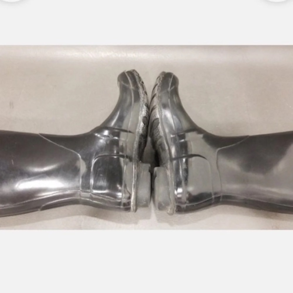 Hunter black glossy boots - Picture 5 of 7